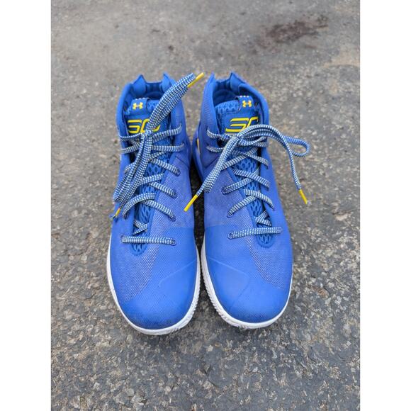 Under Armour Mens Steph Curry Sneakers 9.5 Royal Blue (3)III Zero(1298308-400) - Picture 8 of 9